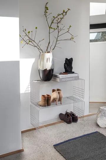 Mensola Wire - Cromo, 31x70x26 cm - Mette Ditmer