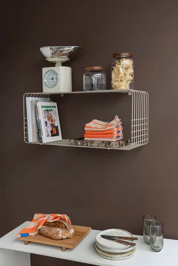 Mensola Wire - Sand, 31x70x26 cm - Mette Ditmer