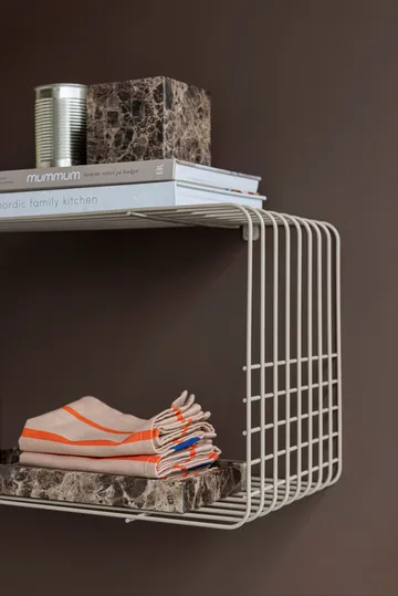 Mensola Wire - Sand, 31x70x26 cm - Mette Ditmer