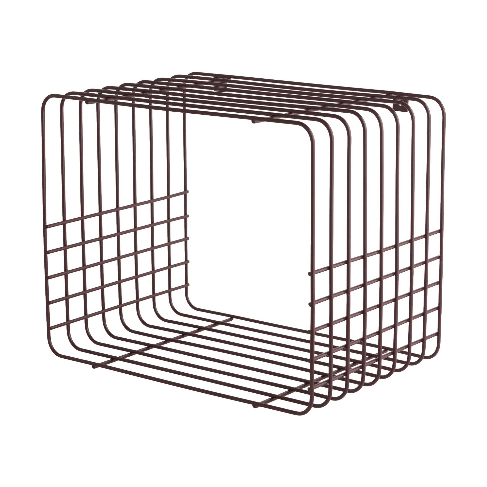 Mensola Wire, Short, rosso, 26x38x30,5 cm Mette Ditmer