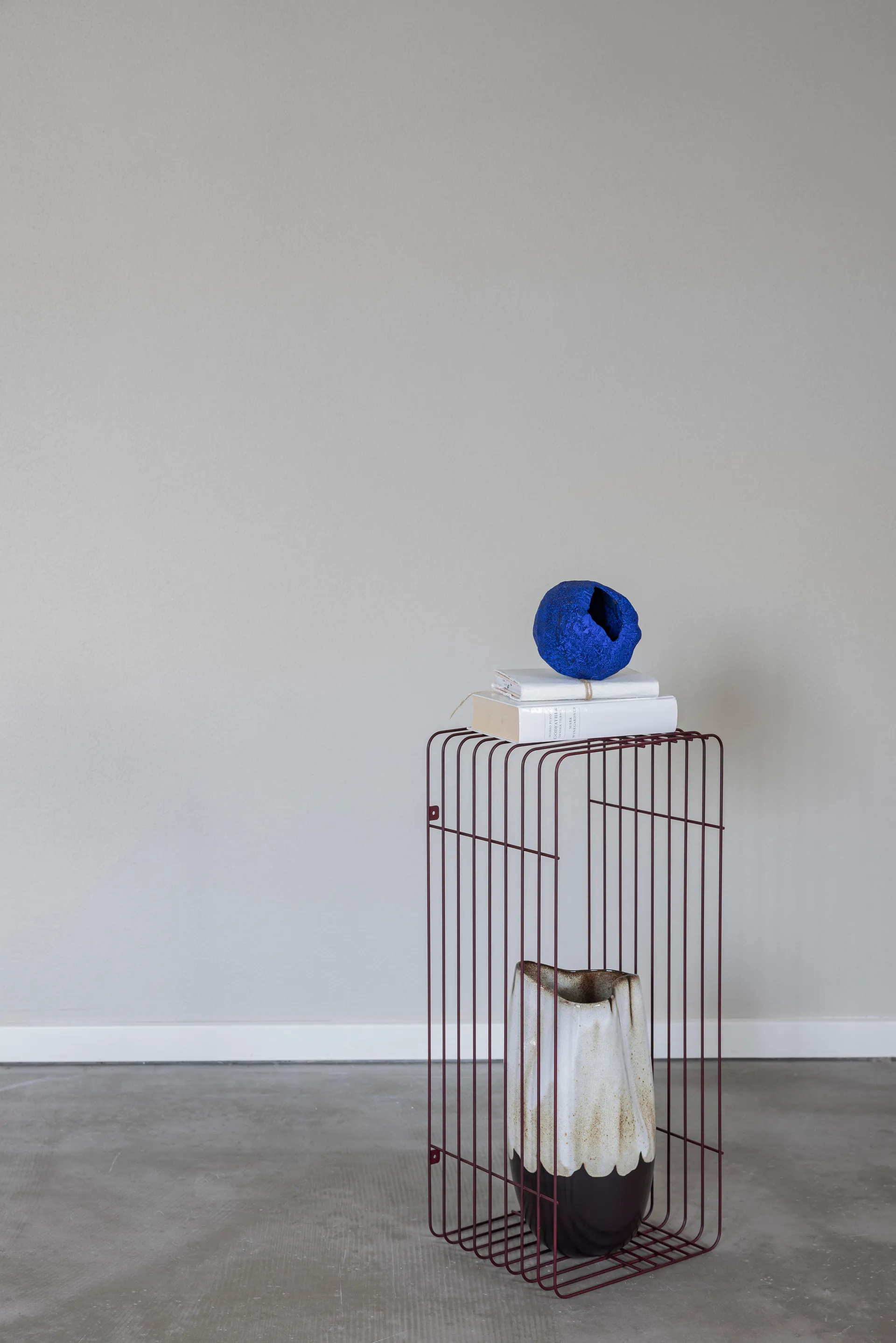 Mensola Wire, Wine, 31x70x26 cm Mette Ditmer