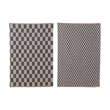 Mini-Max set di canovacci 2 pezzi - Brown (marrone), 50x70 cm - Mette Ditmer