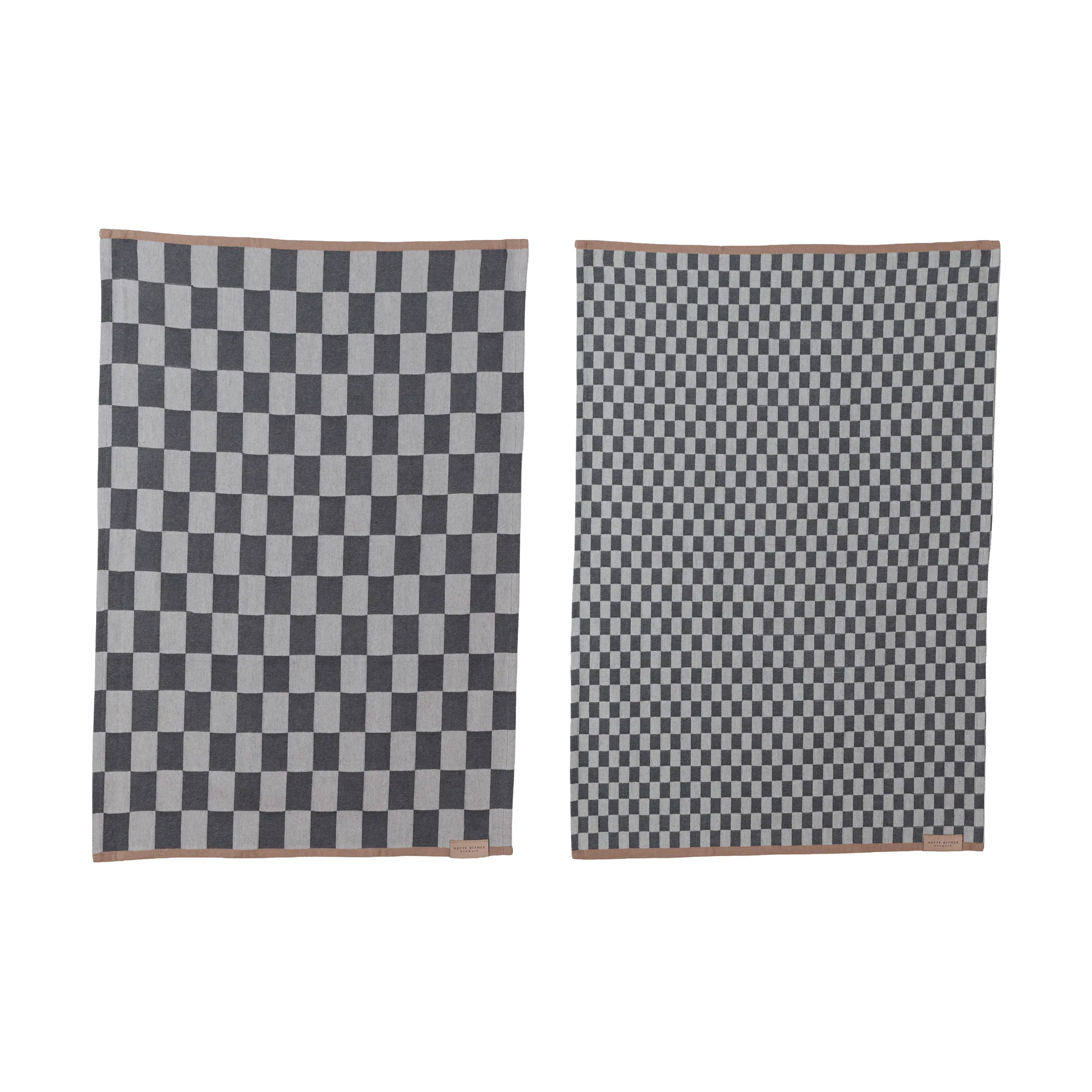 Mini-Max set di canovacci 2 pezzi, Gray (grigio), 50x70 cm Mette Ditmer
