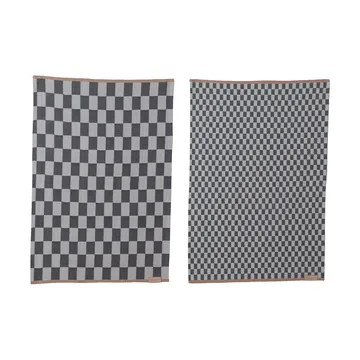 Mini-Max set di canovacci 2 pezzi - Gray (grigio), 50x70 cm - Mette Ditmer