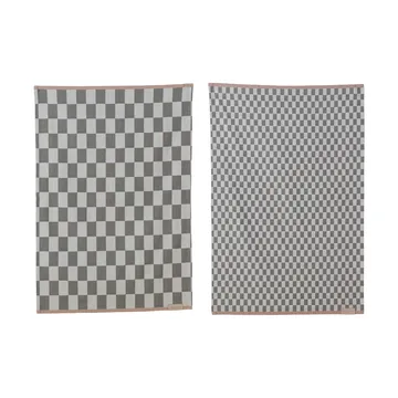 Mini-Max set di canovacci 2 pezzi - Gray (grigio), 50x70 cm - Mette Ditmer
