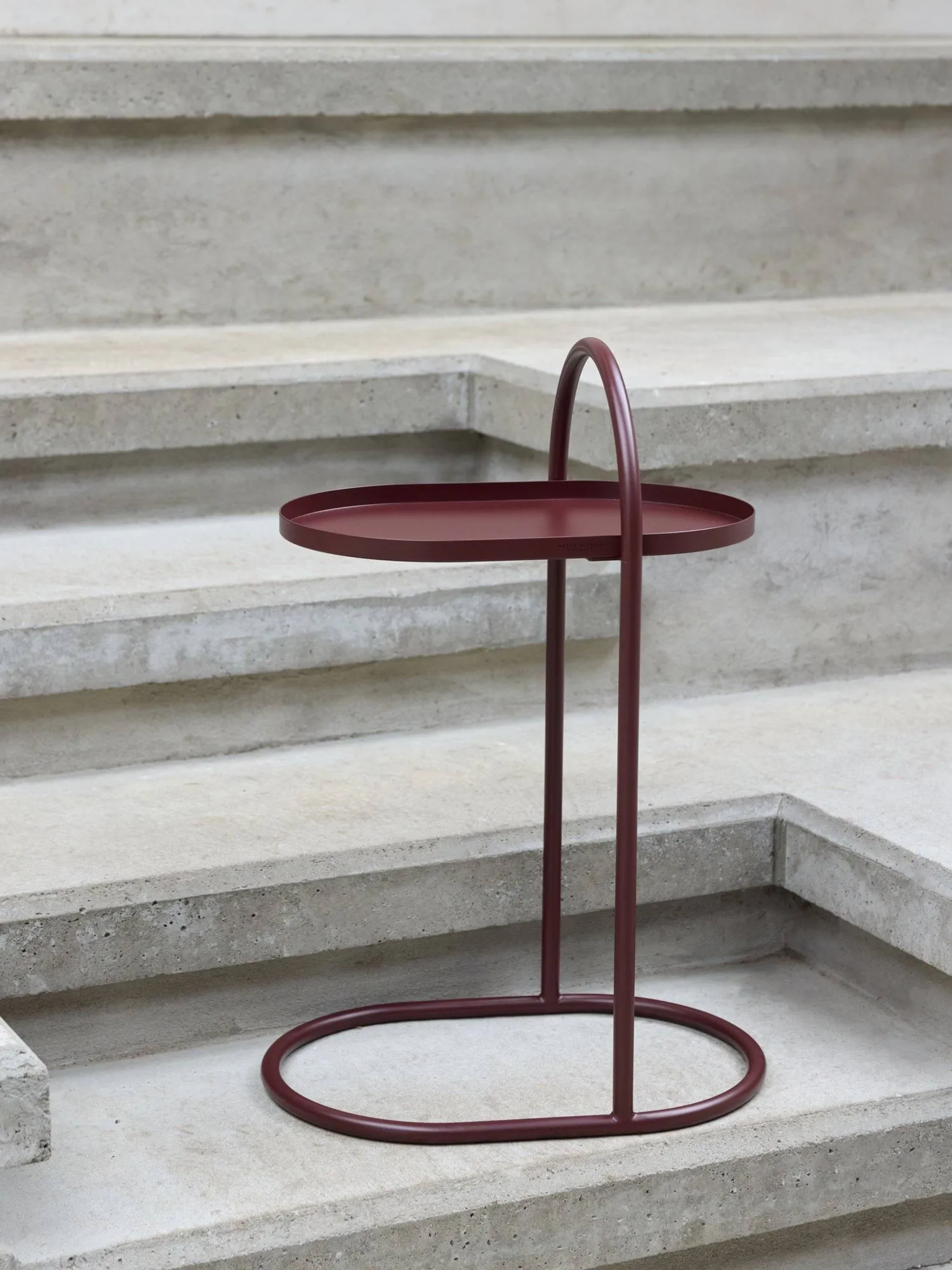 Moves tavolino laterale, Rosso, 34,5x51x75,5 cm Mette Ditmer