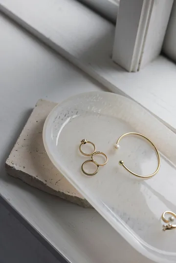 Opal vassoio - Linen, 14x25,5 cm - Mette Ditmer