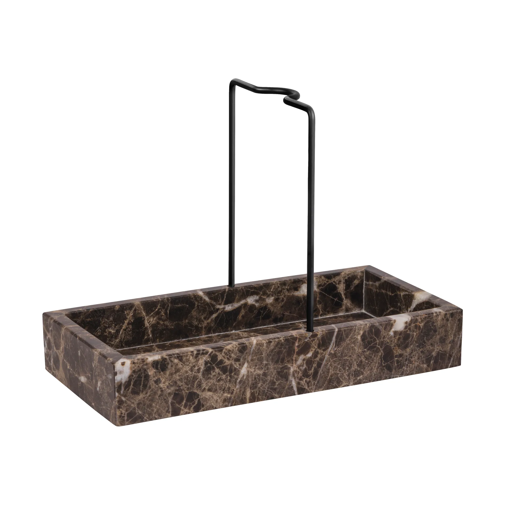 Organizer per lavello Marble 12x23,5 cm, Marrone Mette Ditmer