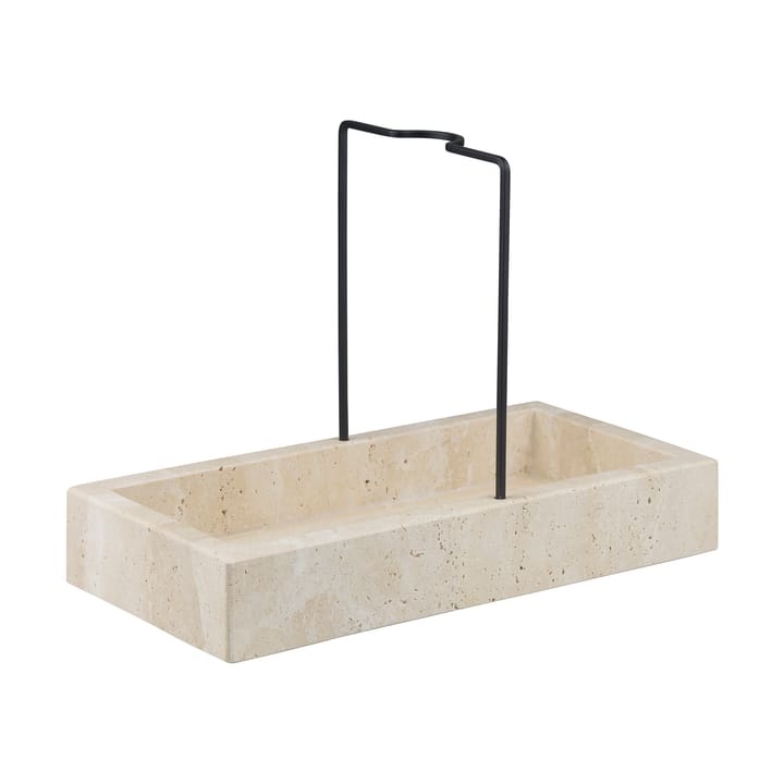 Organizzatore per lavello in travertino 12x23,5 cm - Lino - Mette Ditmer