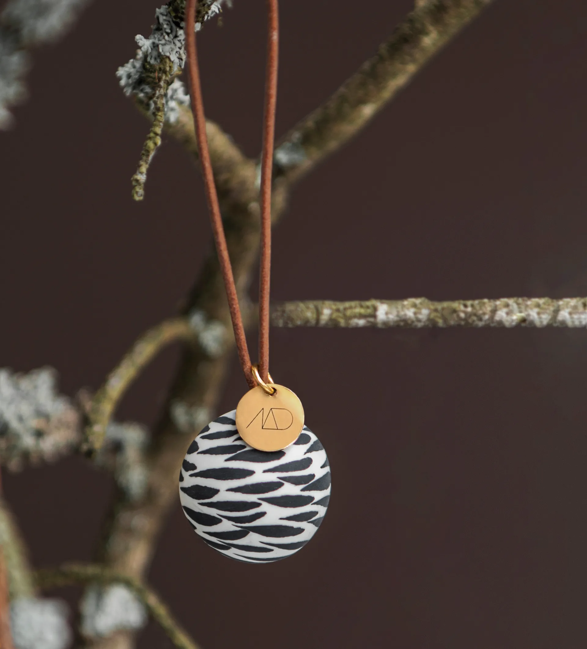 Pallina di Natale Globe, 3 pezzi, Nero Mette Ditmer