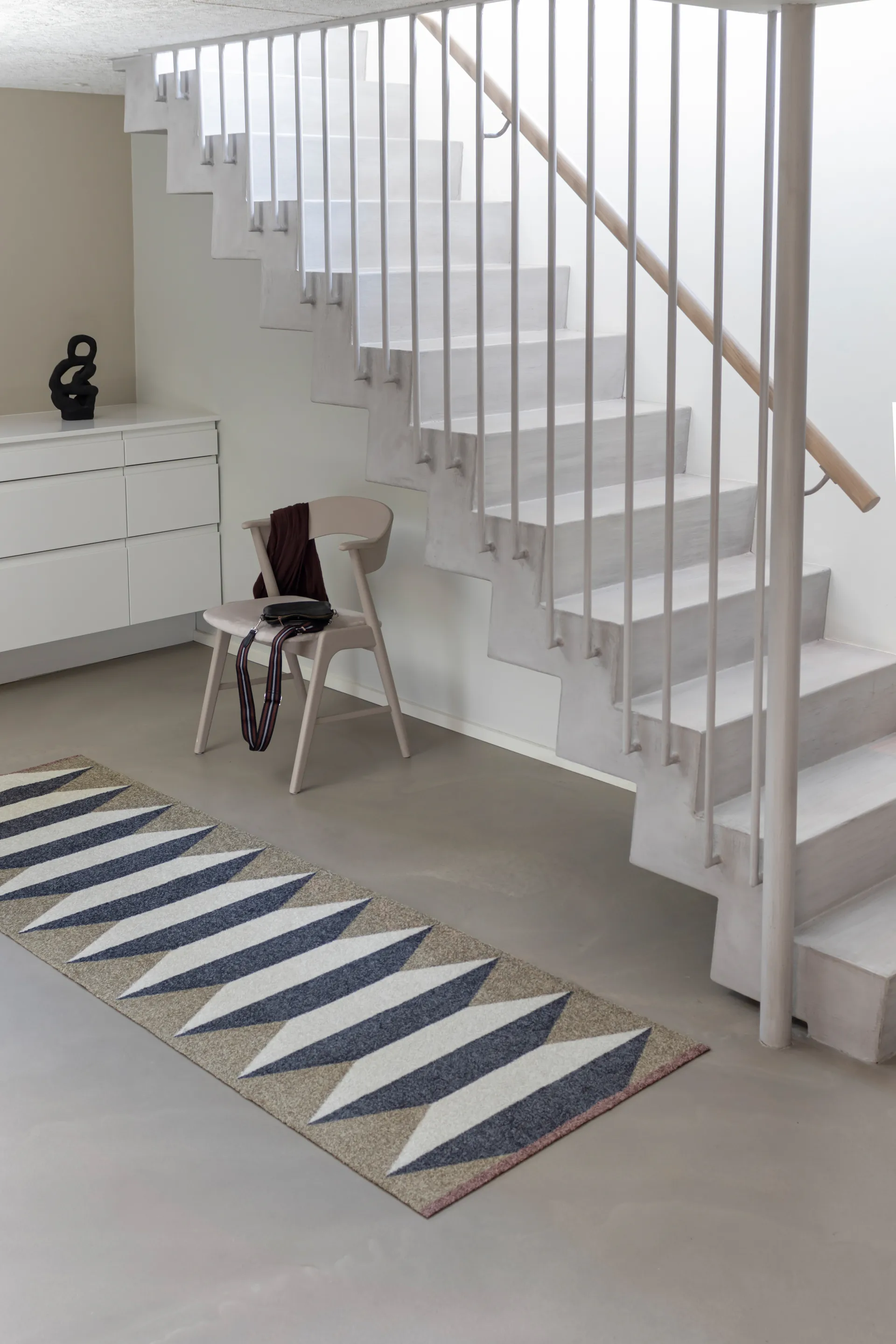 Passatoia Accordion all-round, Sabbia, 77x240 cm Mette Ditmer