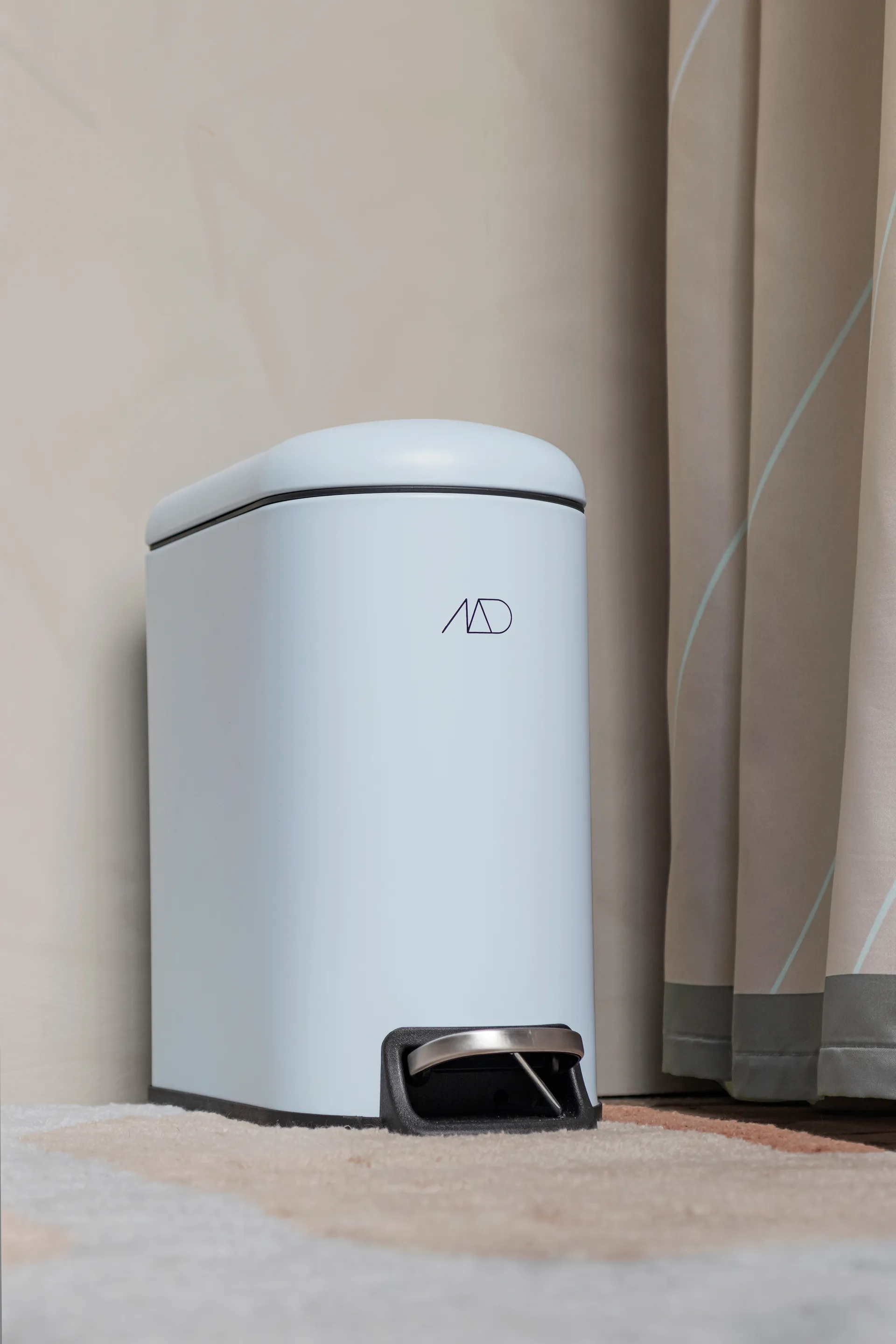 Pattumiera con pedale Mini-Walther 5 L, Azzurro    Mette Ditmer