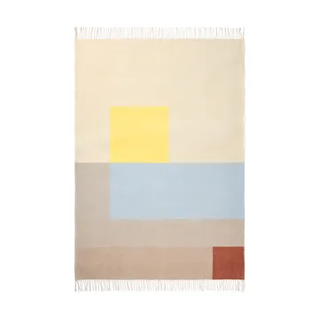 Plaid Brick 125x190 cm - Giallo chiaro - Mette Ditmer