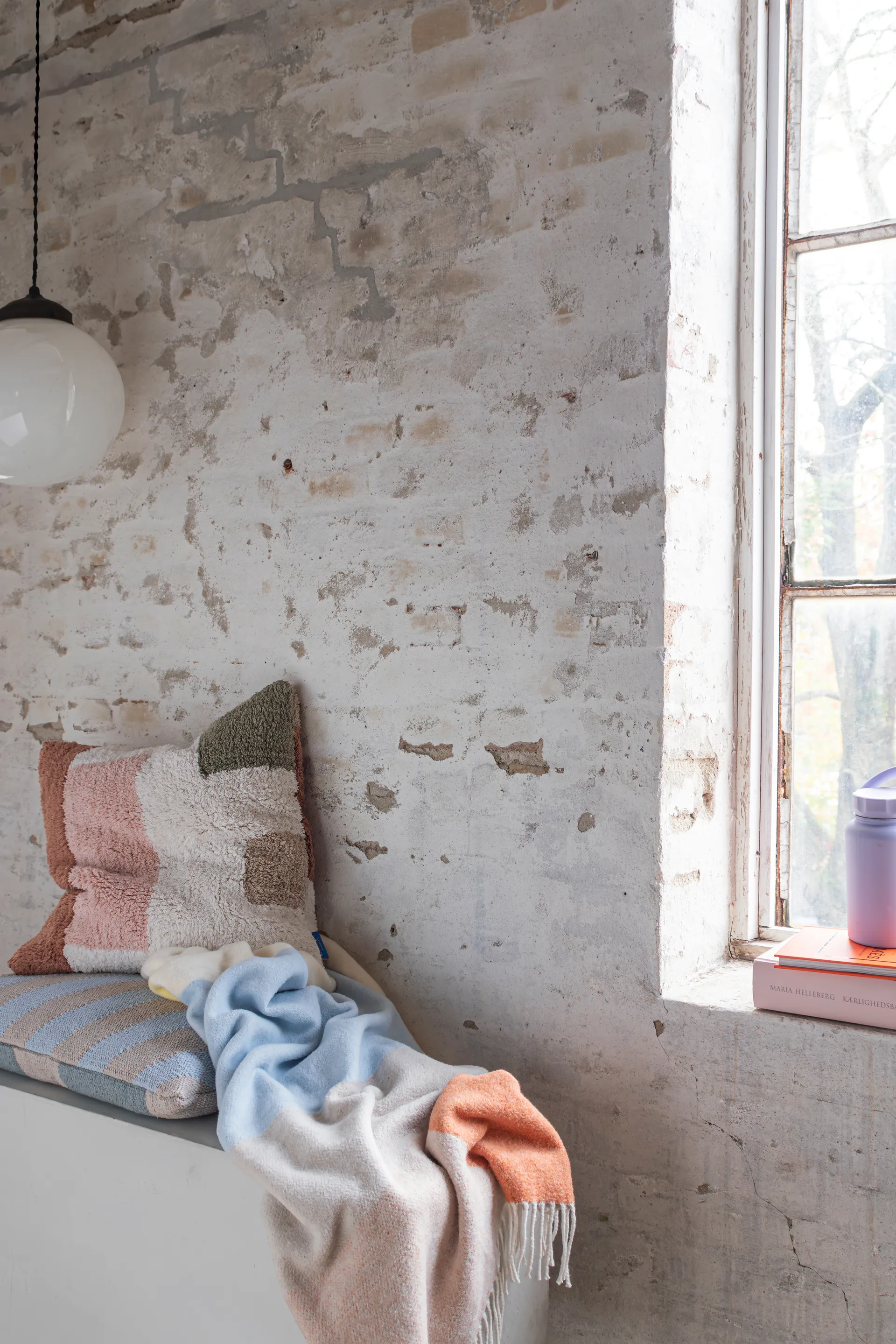 Plaid Brick 125x190 cm, Giallo chiaro Mette Ditmer