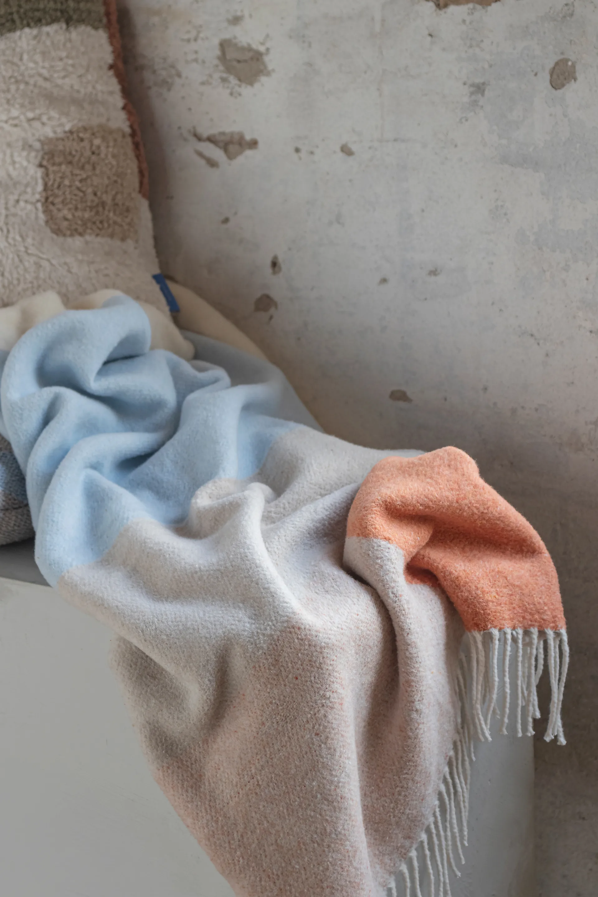 Plaid Brick 125x190 cm, Giallo chiaro Mette Ditmer