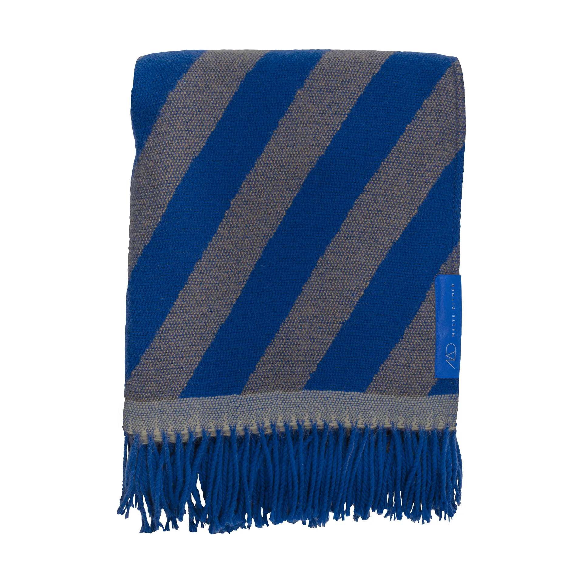 Plaid Retro 125x170 cm, Cobalto Mette Ditmer