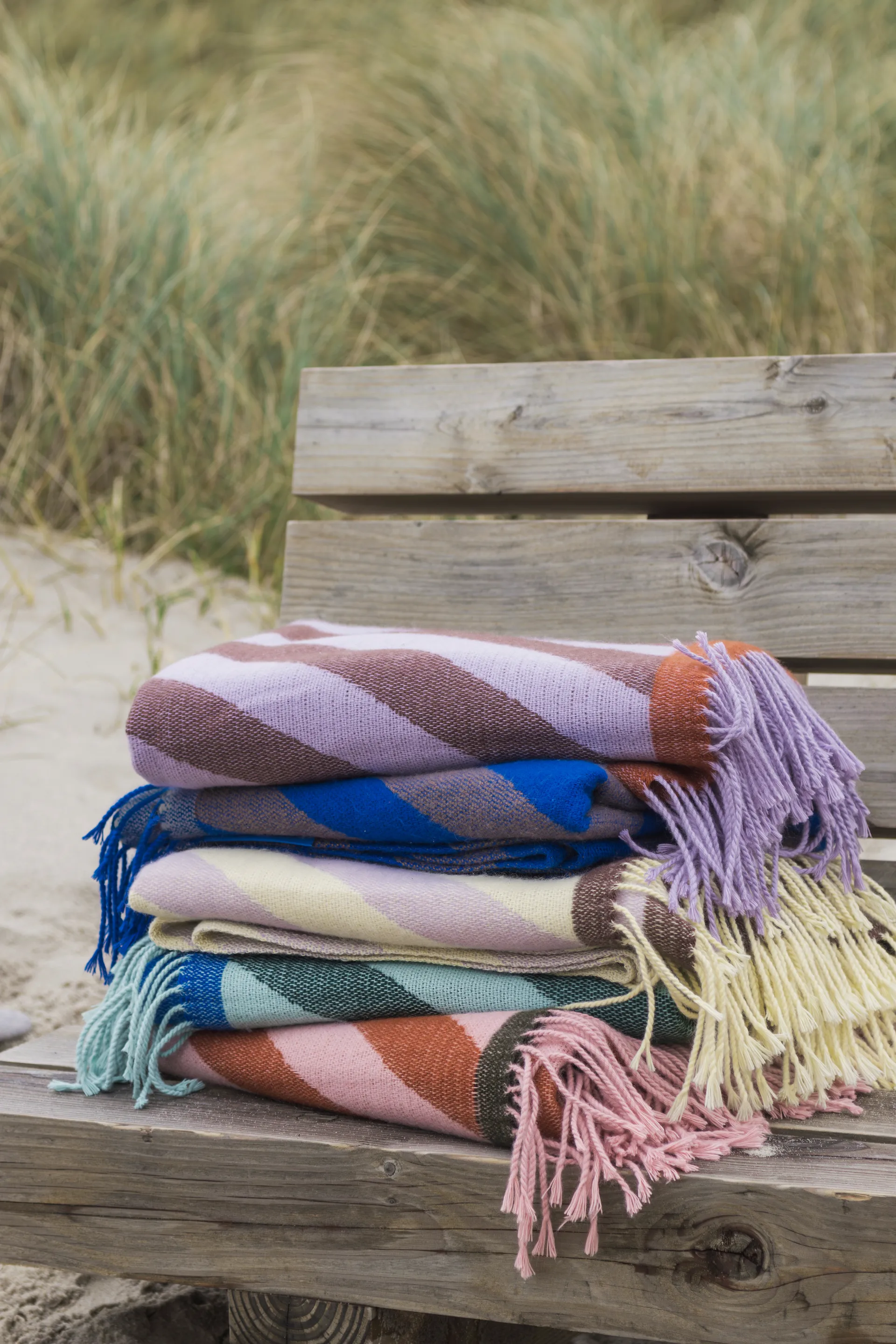 Plaid Retro 125x170 cm, Marrone Mette Ditmer