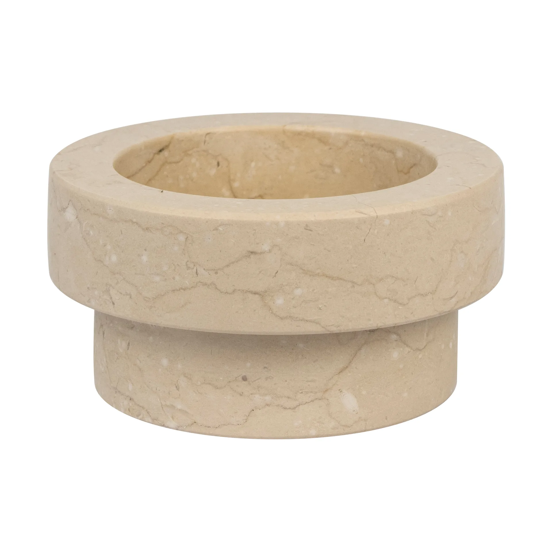 Portacandela Marble per candele a blocco 5 cm, Sabbia Mette Ditmer