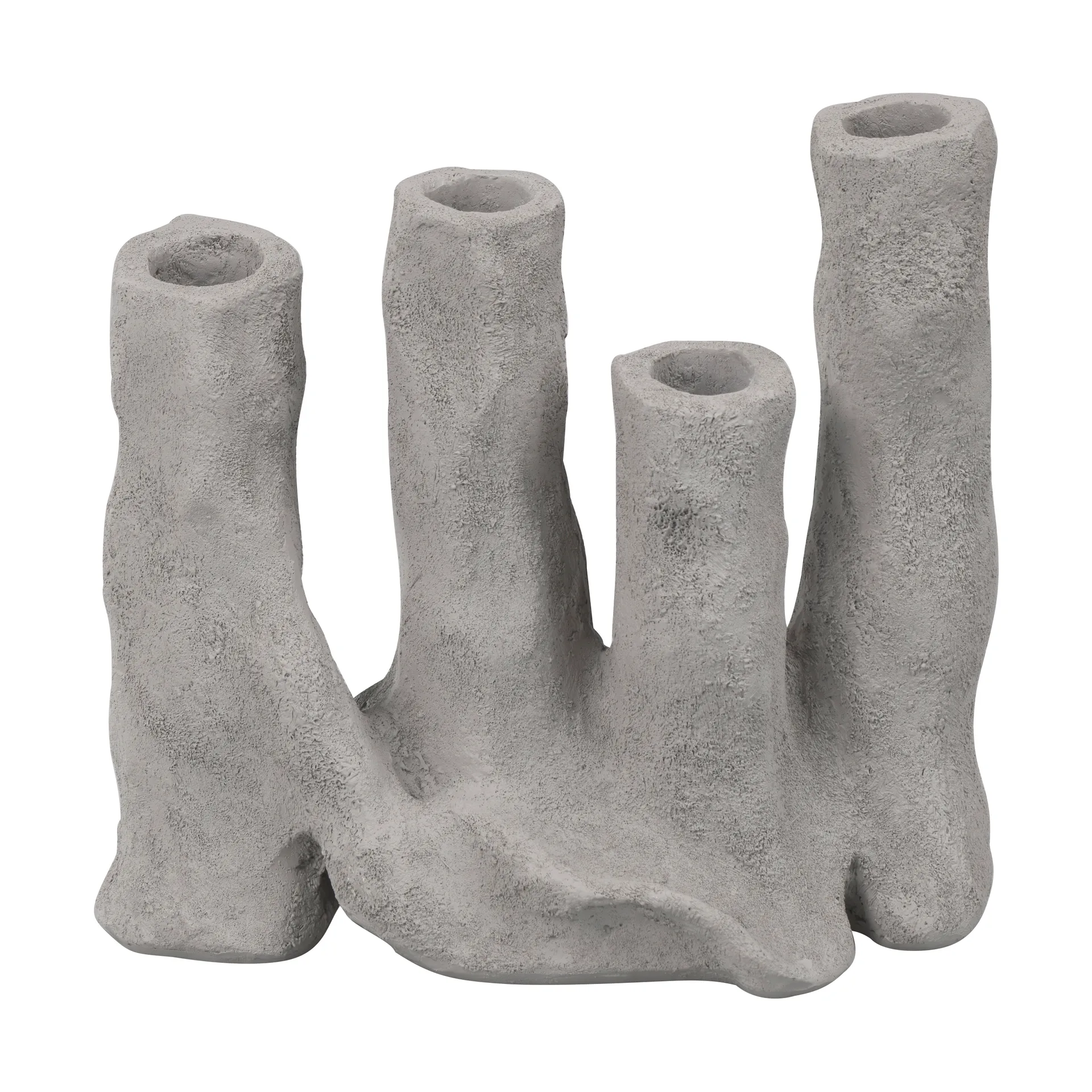 Portacandele Art piece four, Grigio chiaro Mette Ditmer