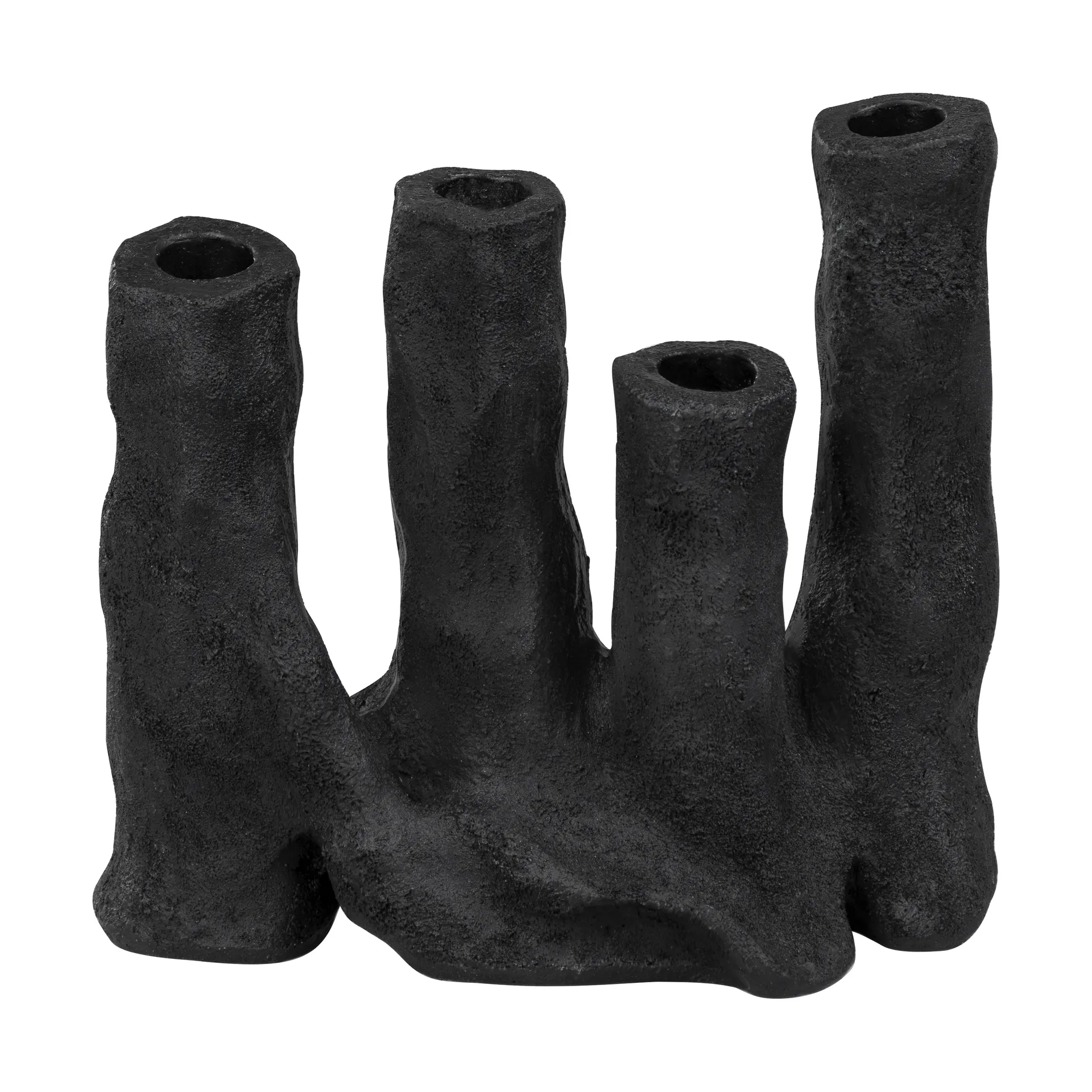 Portacandele Art piece four, Nero Mette Ditmer