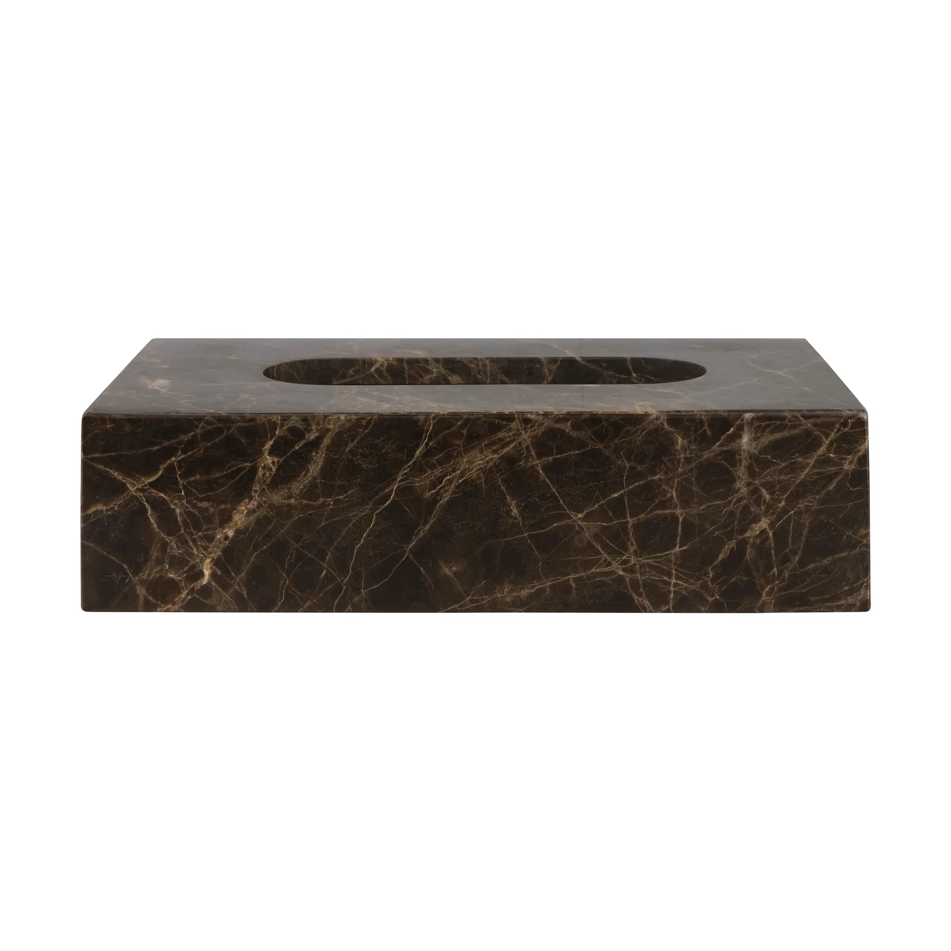 Portafazzoletti Marble 14x25,5 cm, Marrone Mette Ditmer