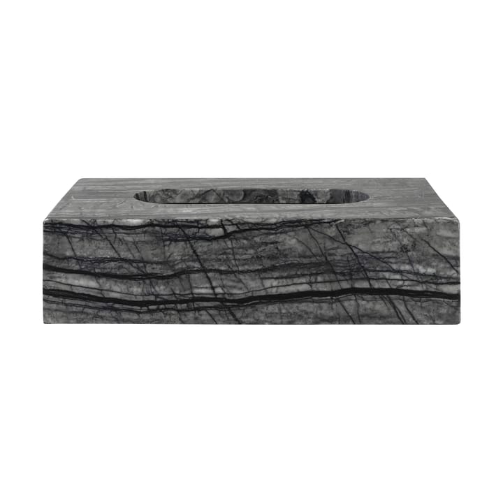 Portafazzoletti Marble 14x25,5 cm - Nero, grigio - Mette Ditmer