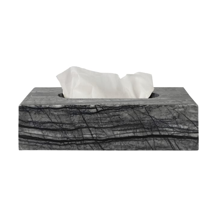 Portafazzoletti Marble 14x25,5 cm - Nero, grigio - Mette Ditmer