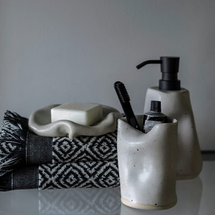 Portaspazzolino By Hand, grigio chiaro Mette Ditmer