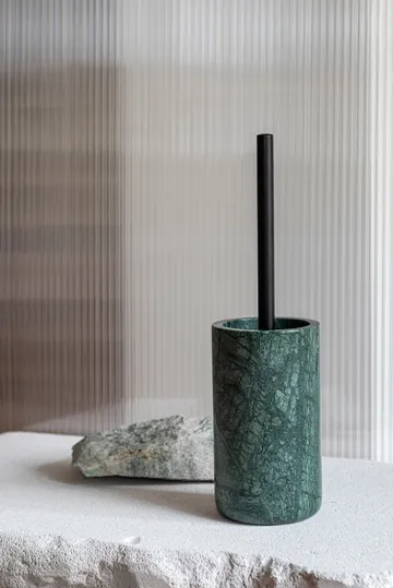 Scopino per WC Marble 36 cm - Dark forest (verde) - Mette Ditmer