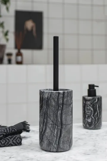 Scopino per WC Marble 36 cm - Nero-grigio - Mette Ditmer