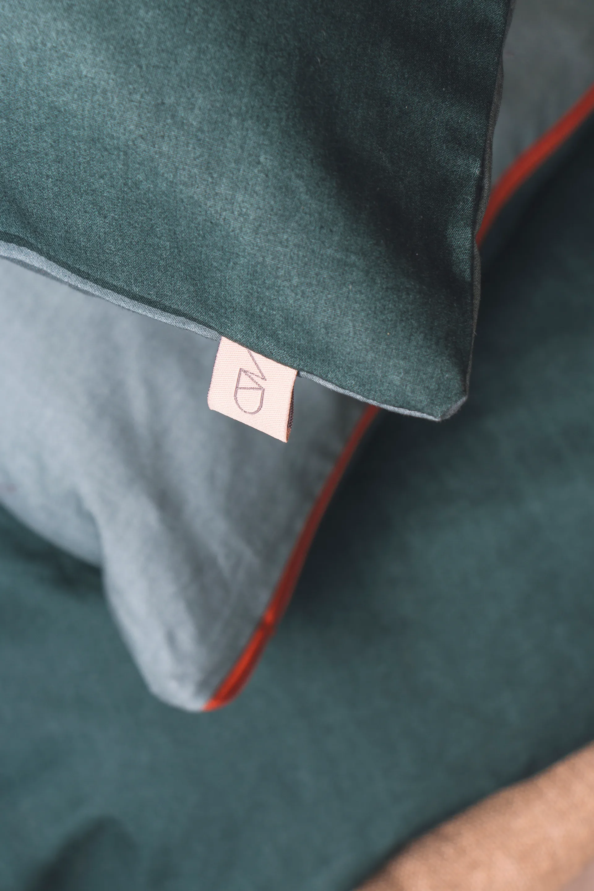 Set lenzuola Shades, 140x220 cm, Verde Mette Ditmer