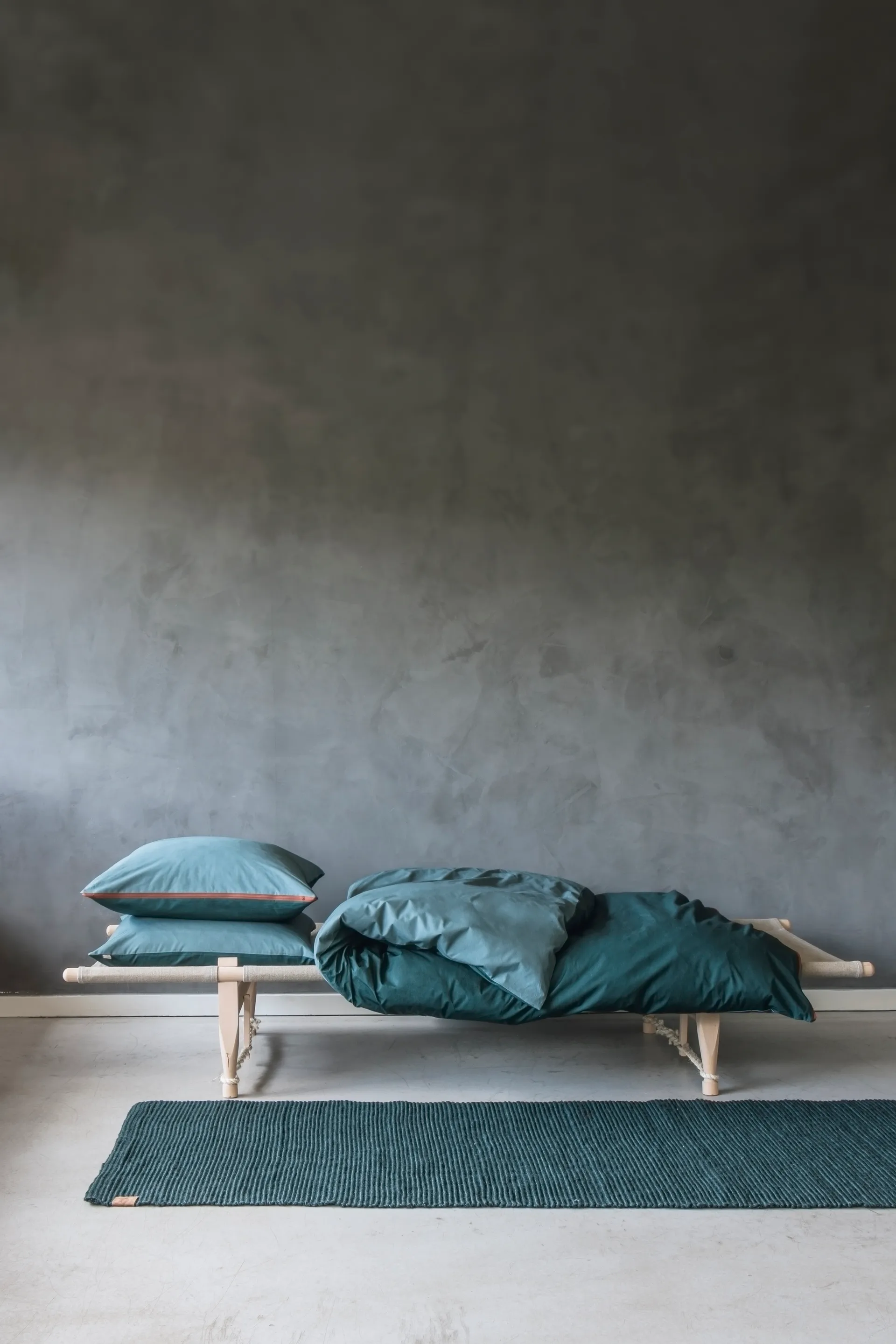 Set lenzuola Shades, 140x220 cm, Verde Mette Ditmer