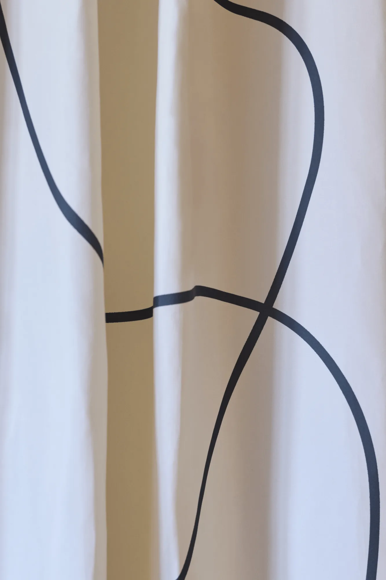 Shadow tenda doccia, Bianco, 150x200 cm Mette Ditmer