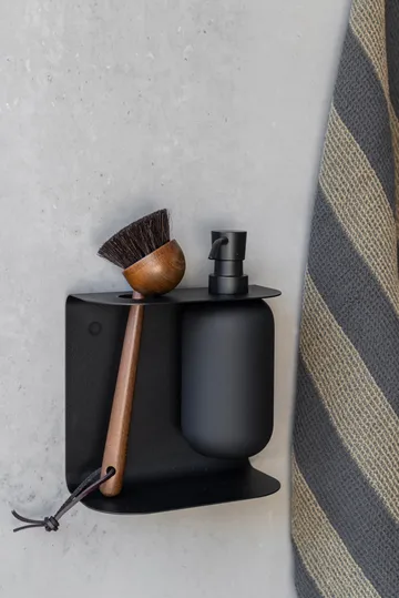 Supporto doppio da parete Carry - Nero - Mette Ditmer