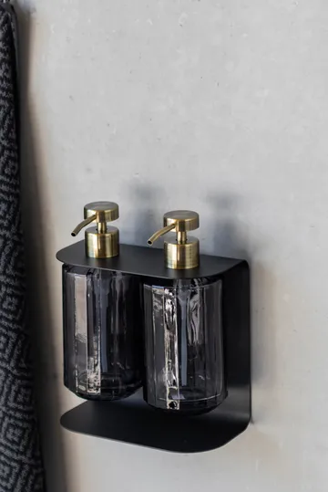 Supporto doppio da parete Carry - Nero - Mette Ditmer