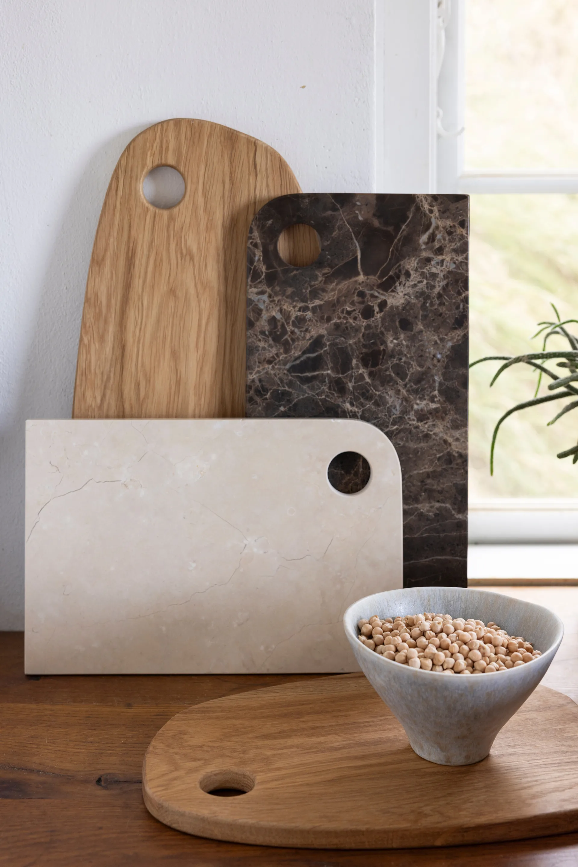 Tagliere Authentic, Naturale, 23x44 cm Mette Ditmer