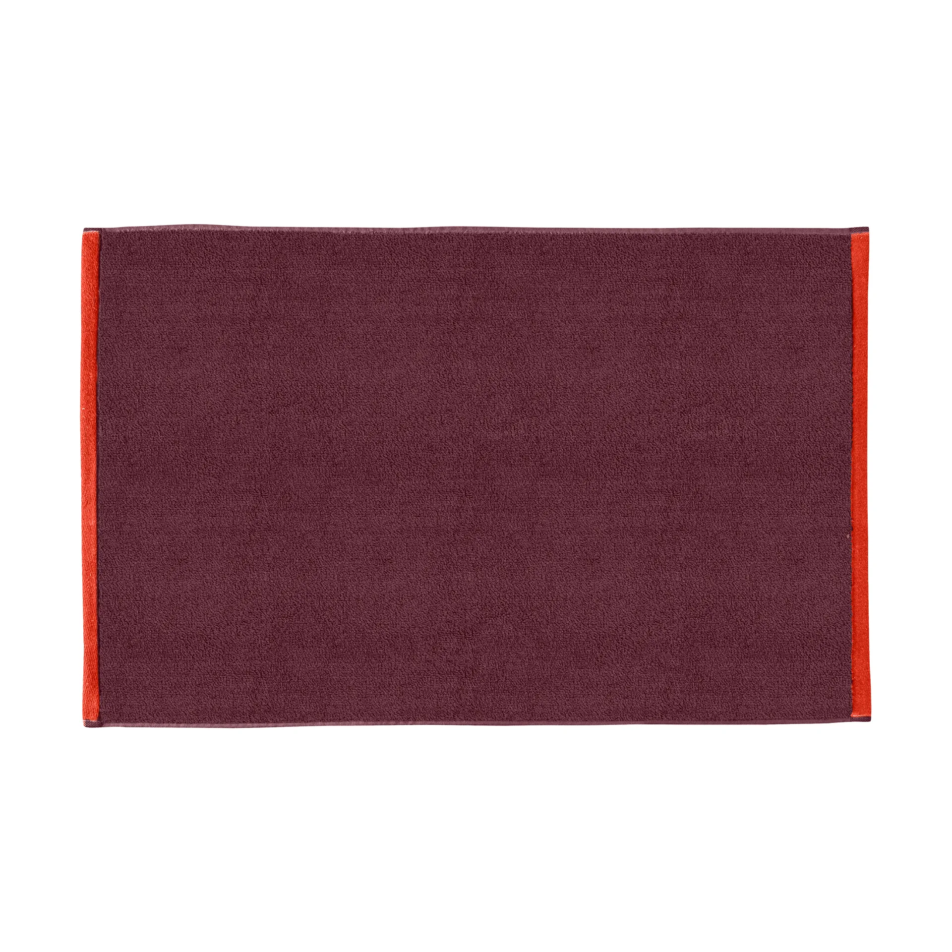 Tappetino bagno Soft 50x80 cm, Red-Grey (rosso-grigio) Mette Ditmer