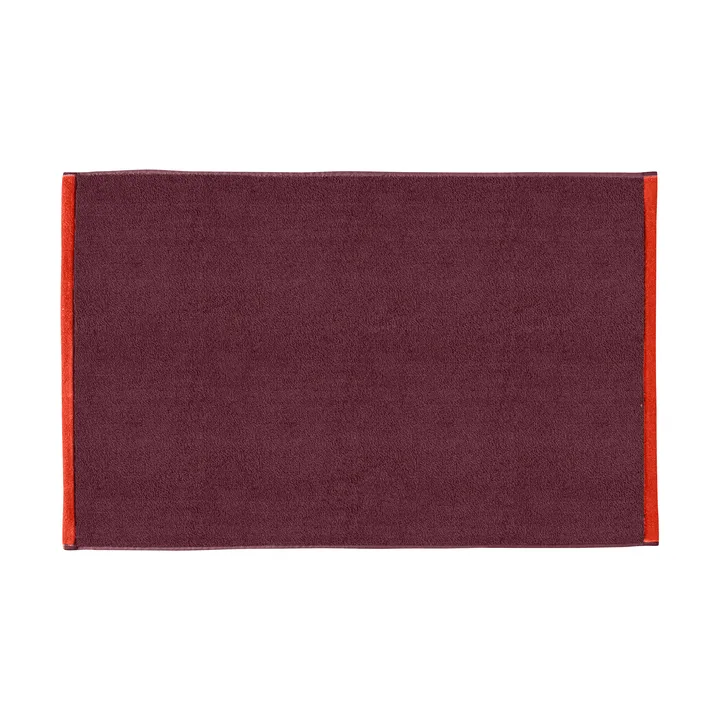 Tappetino bagno Soft 50x80 cm - Red-Grey (rosso-grigio) - Mette Ditmer