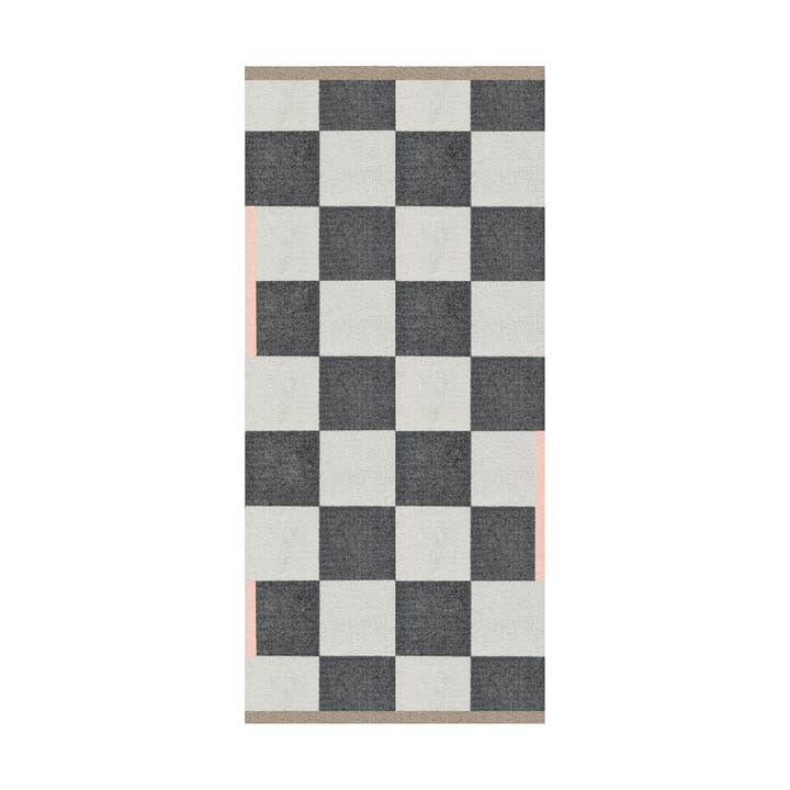 Tappeto da corridoio Square all-round - Grigio scuro, 70x150 cm - Mette Ditmer
