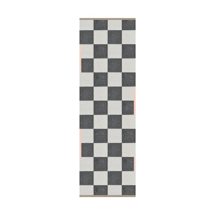 Tappeto da corridoio Square all-round - Grigio scuro, 77x240 cm - Mette Ditmer