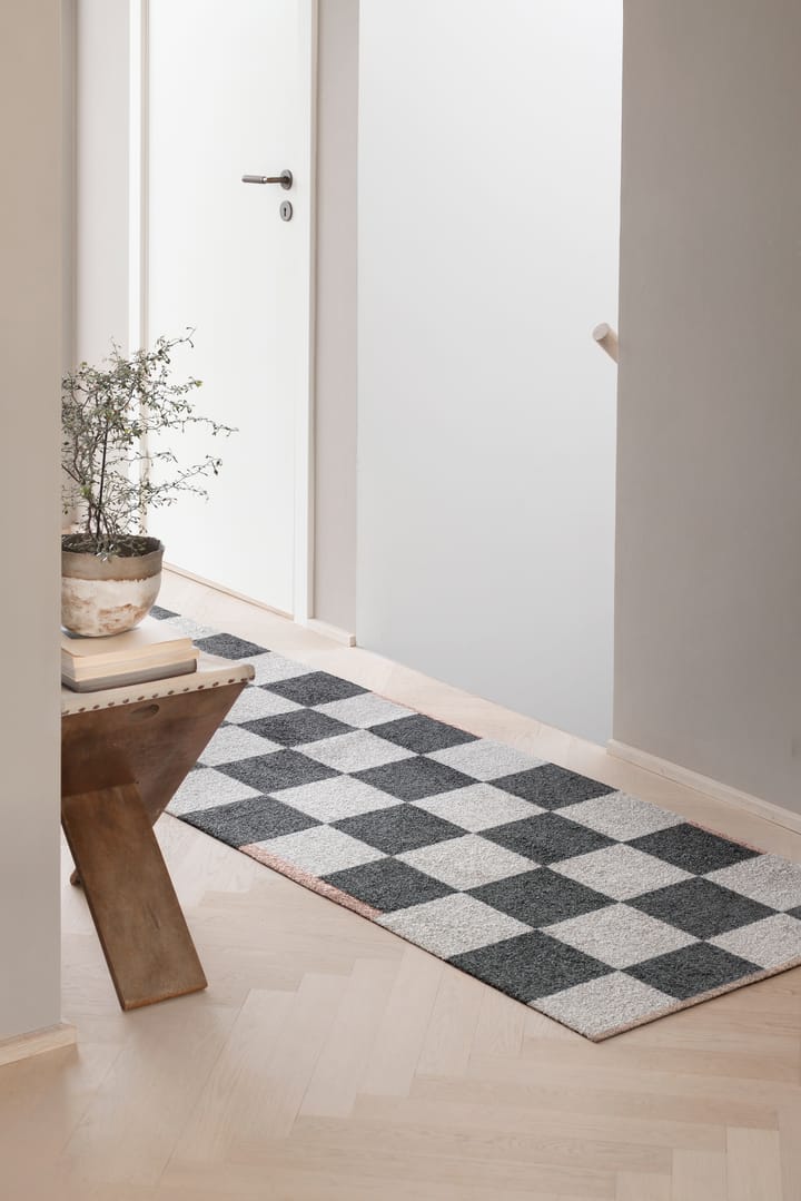 Tappeto da corridoio Square all-round, Grigio scuro, 77x240 cm Mette Ditmer