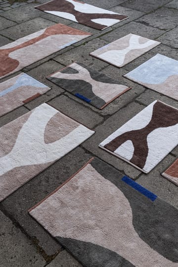 Tappeto Figura - Dark olive, 70x150 cm - Mette Ditmer