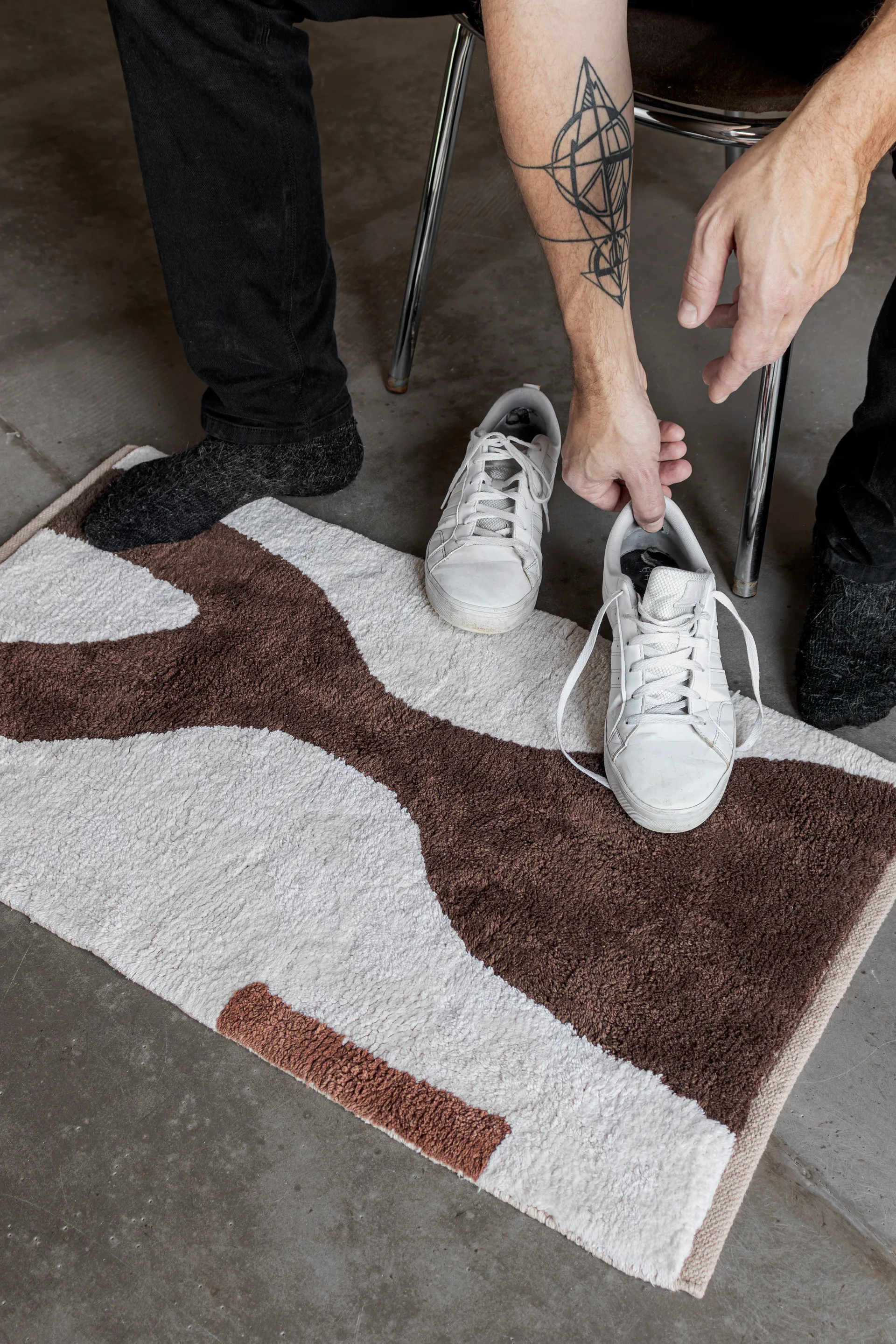 Tappeto Figura, Marrone, 50x80 cm Mette Ditmer