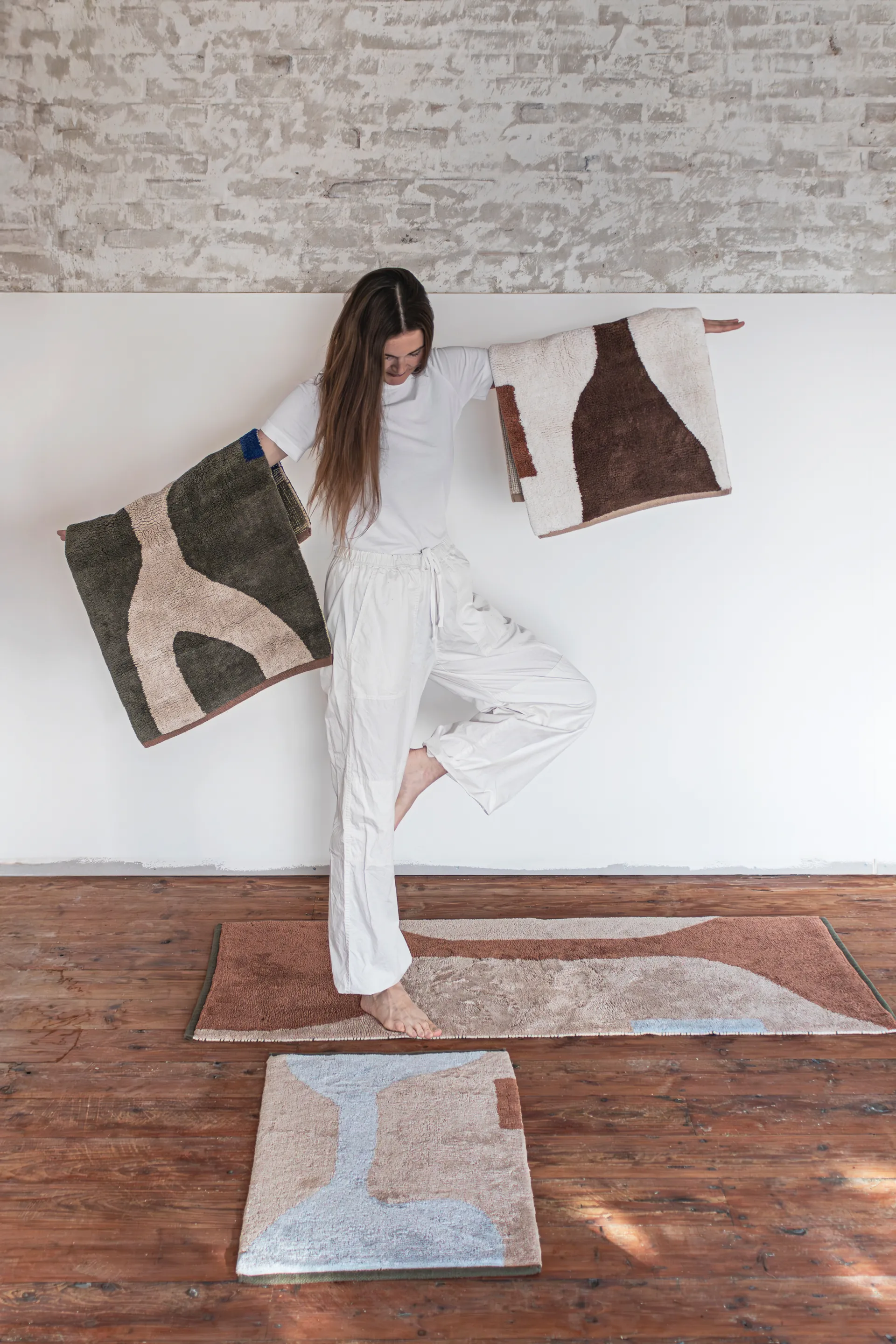 Tappeto Figura, Marrone, 50x80 cm Mette Ditmer