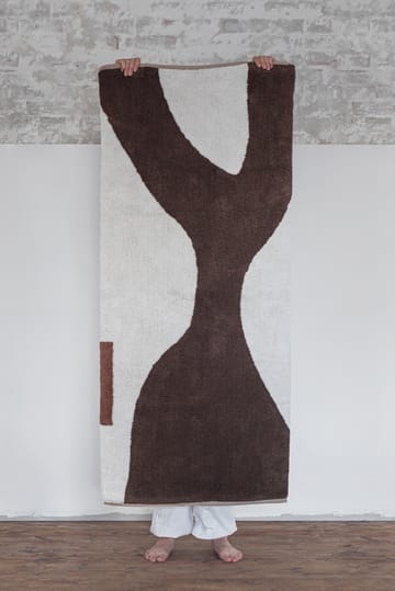 Tappeto Figura - Marrone, 70x150 cm - Mette Ditmer