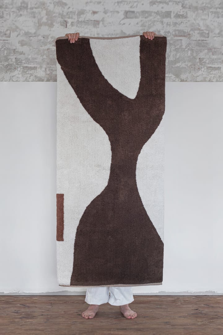 Tappeto Figura, Marrone, 70x150 cm Mette Ditmer
