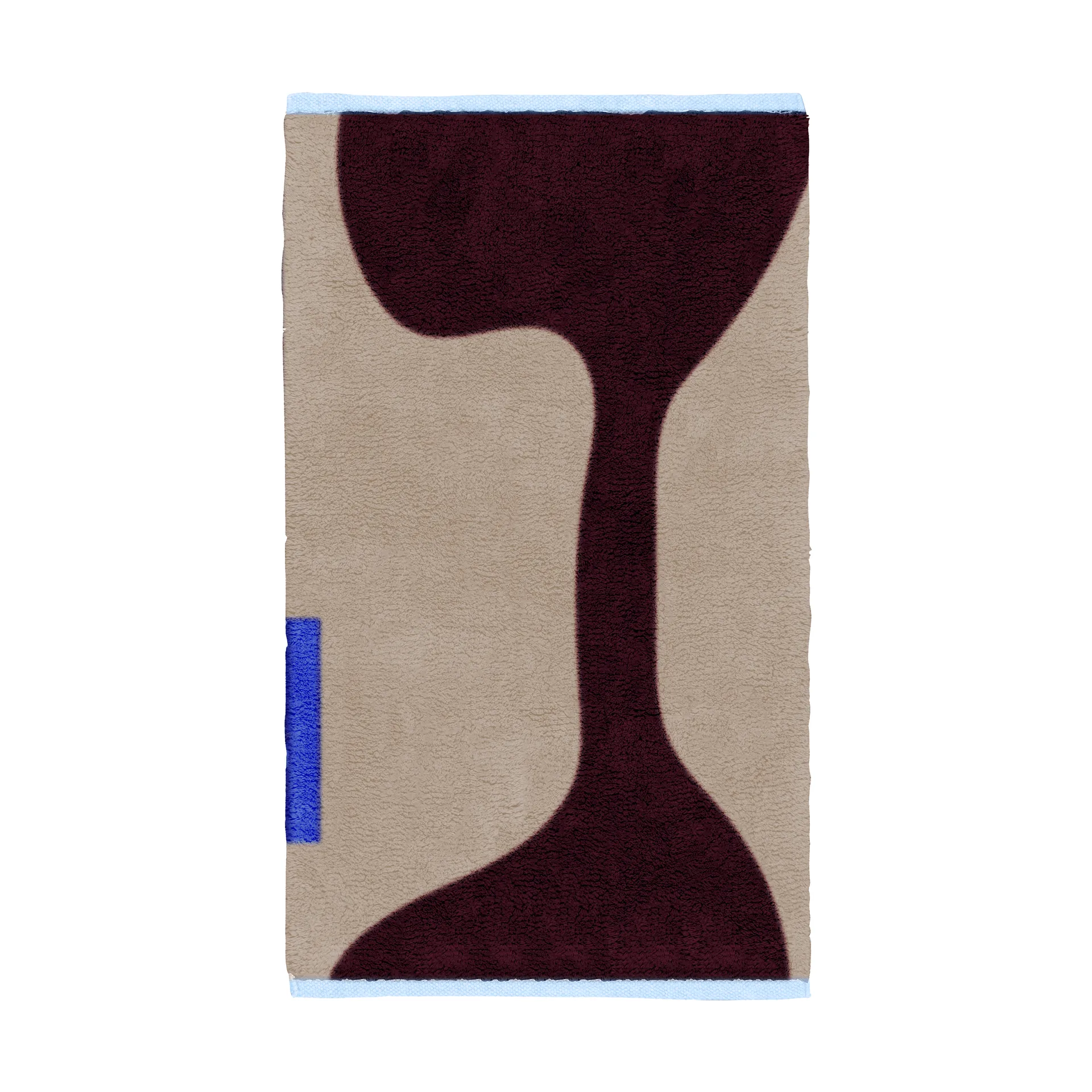 Tappeto Figura, Red-Beige, 50x80 cm Mette Ditmer