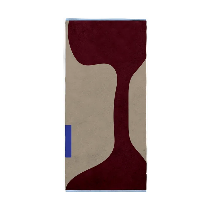 Tappeto Figura - Red-Beige, 70x150 cm - Mette Ditmer
