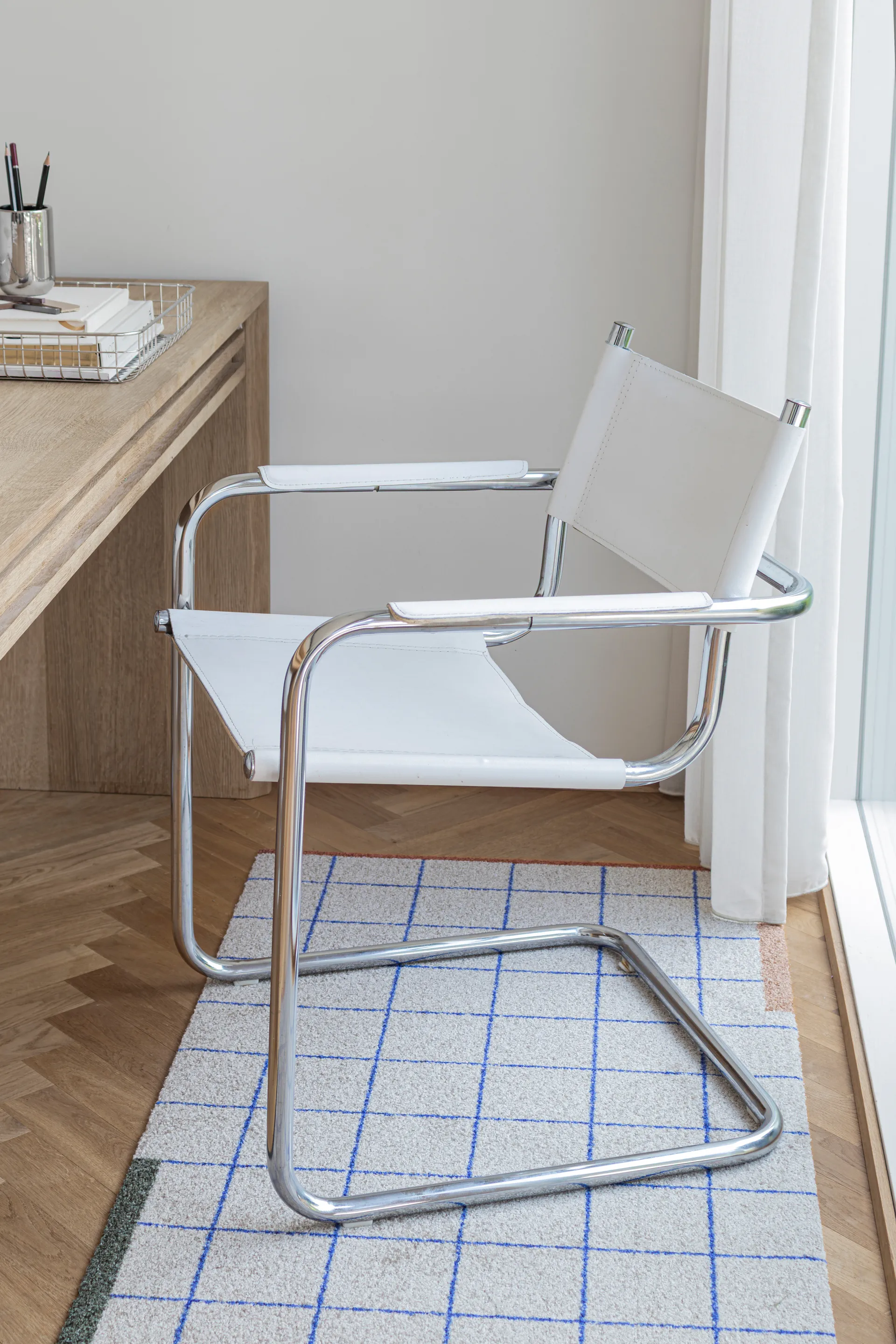 Tappeto multiuso Network large, Sabbia Mette Ditmer