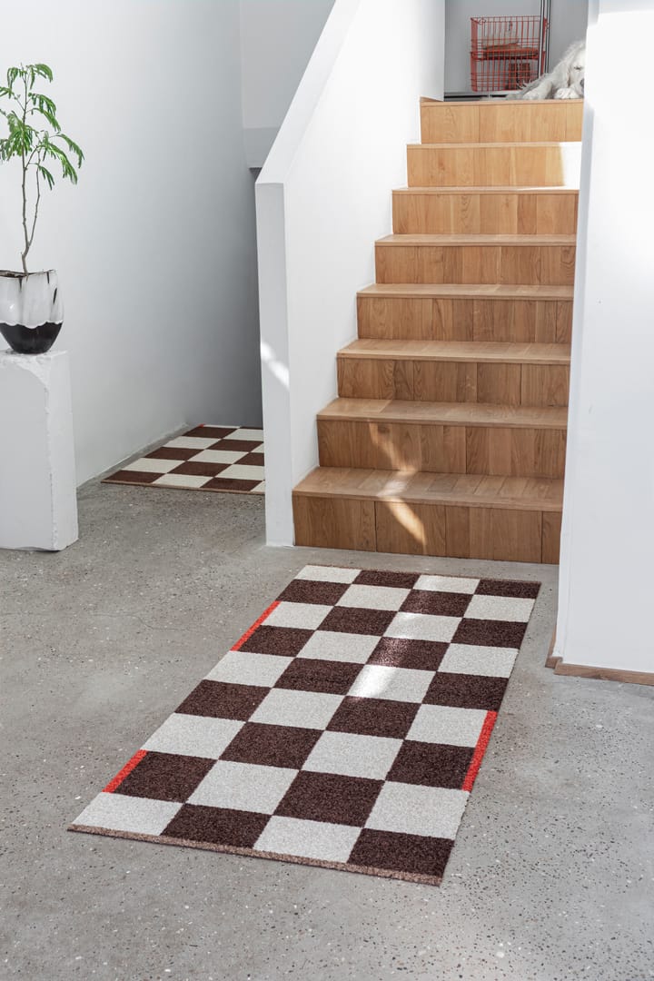 Tappeto multiuso Square large, Marrone Mette Ditmer
